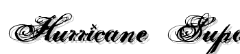 Hurricane-Supadupaserif font